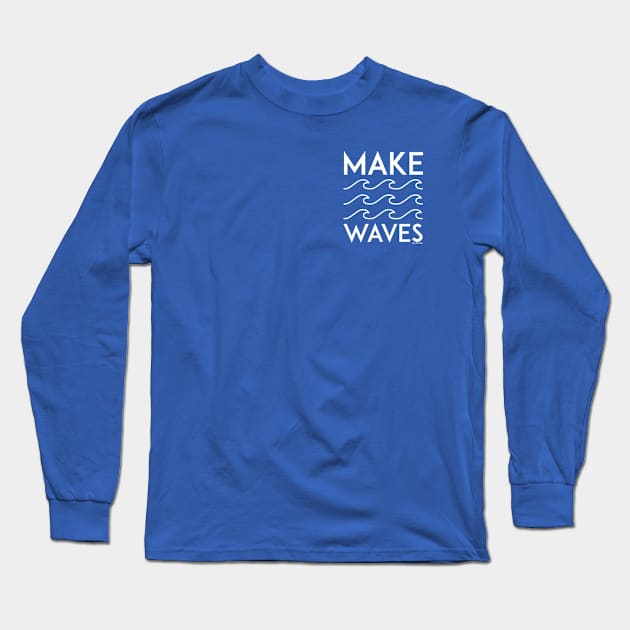 Make Waves Long Sleeve T-Shirt by eldatari